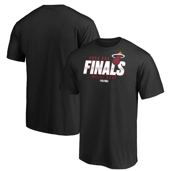 Men's Miami Heat 2020 Black Finals Bound Final Buzzer NBA T-Shirt